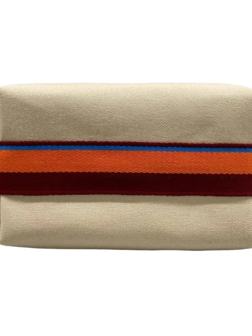HERMES Natural Cotton None Pouch